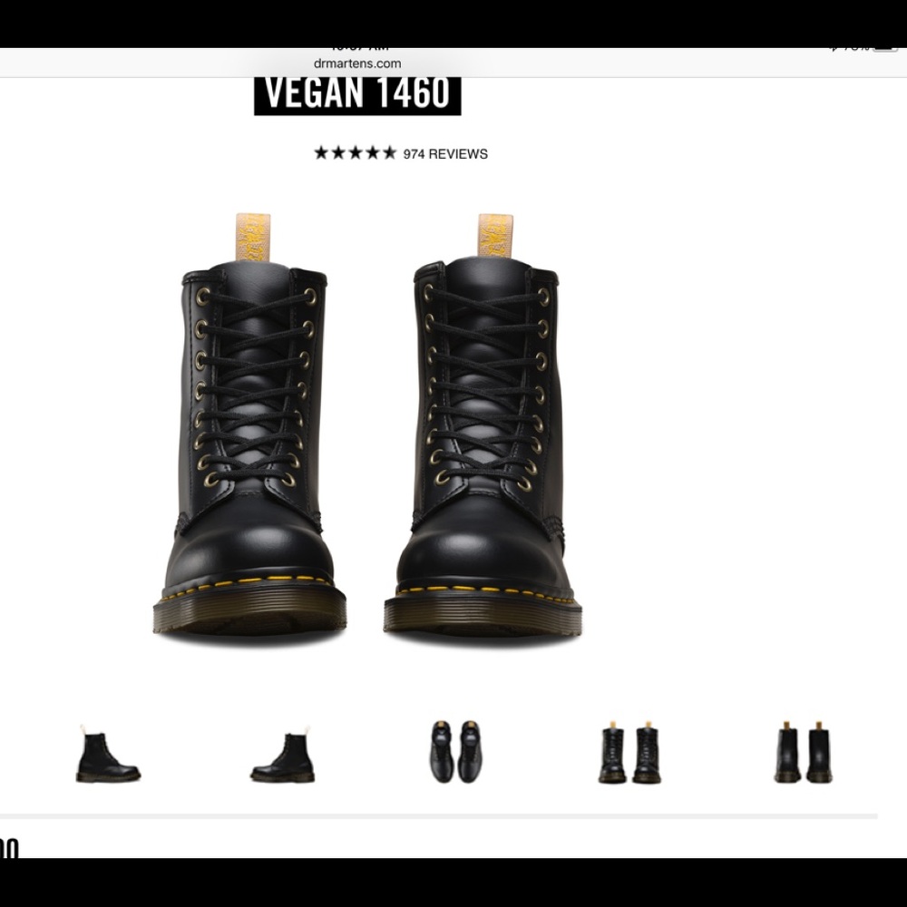 New basic black doc martens